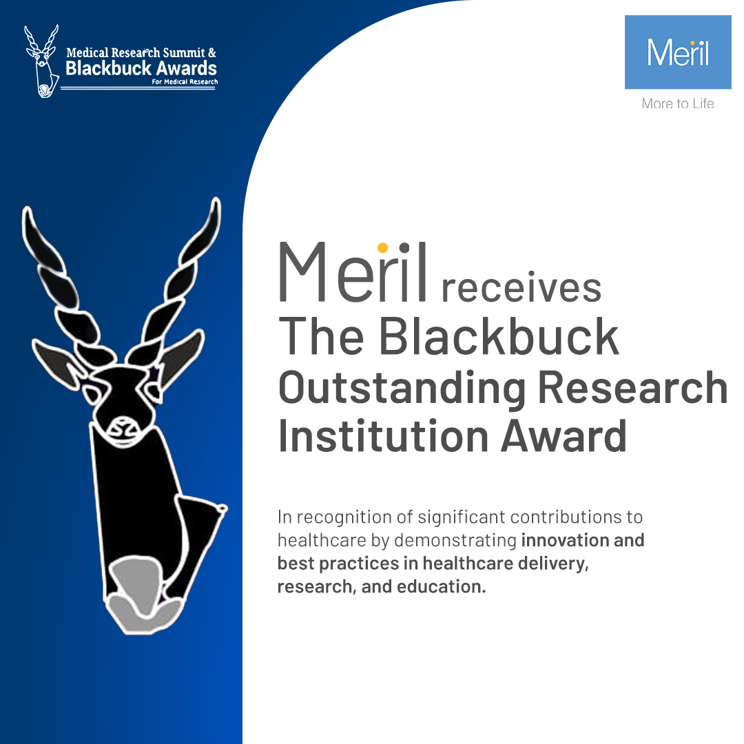 Meril receives ‘Blackbuck Outstanding Researcher Award’ in recognition of exemplary research contributions to healthcare