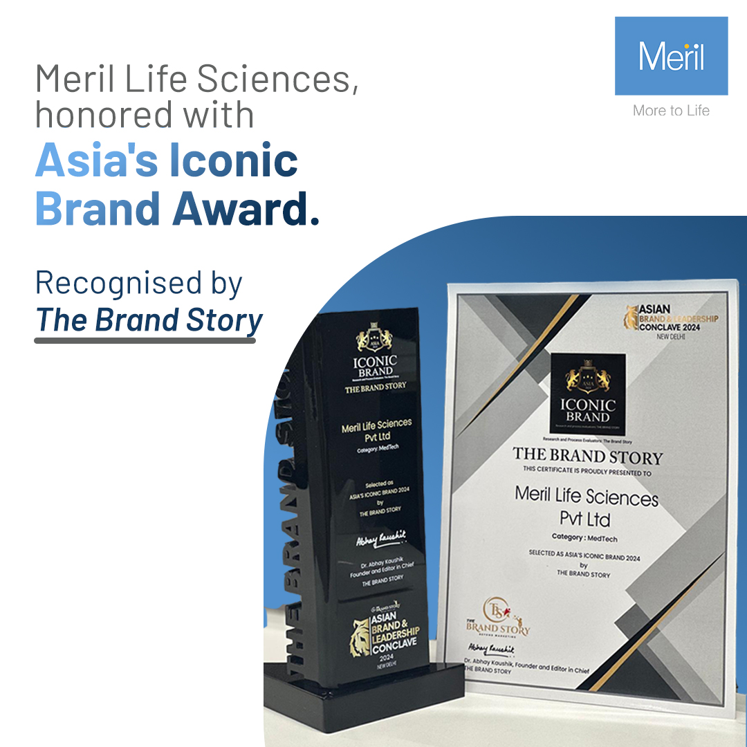 Meril is proud to receive the prestigious Asia's Iconic Brand Award, presented by The Brand Story at the Asian Brand and Leadership Conclave!