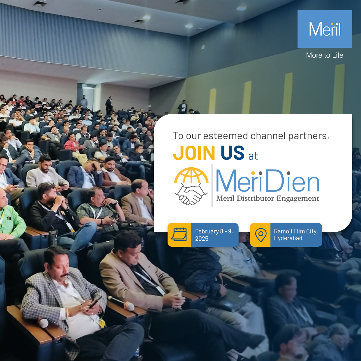 MeriDien - Meril Distributor Engagement | Save the dates