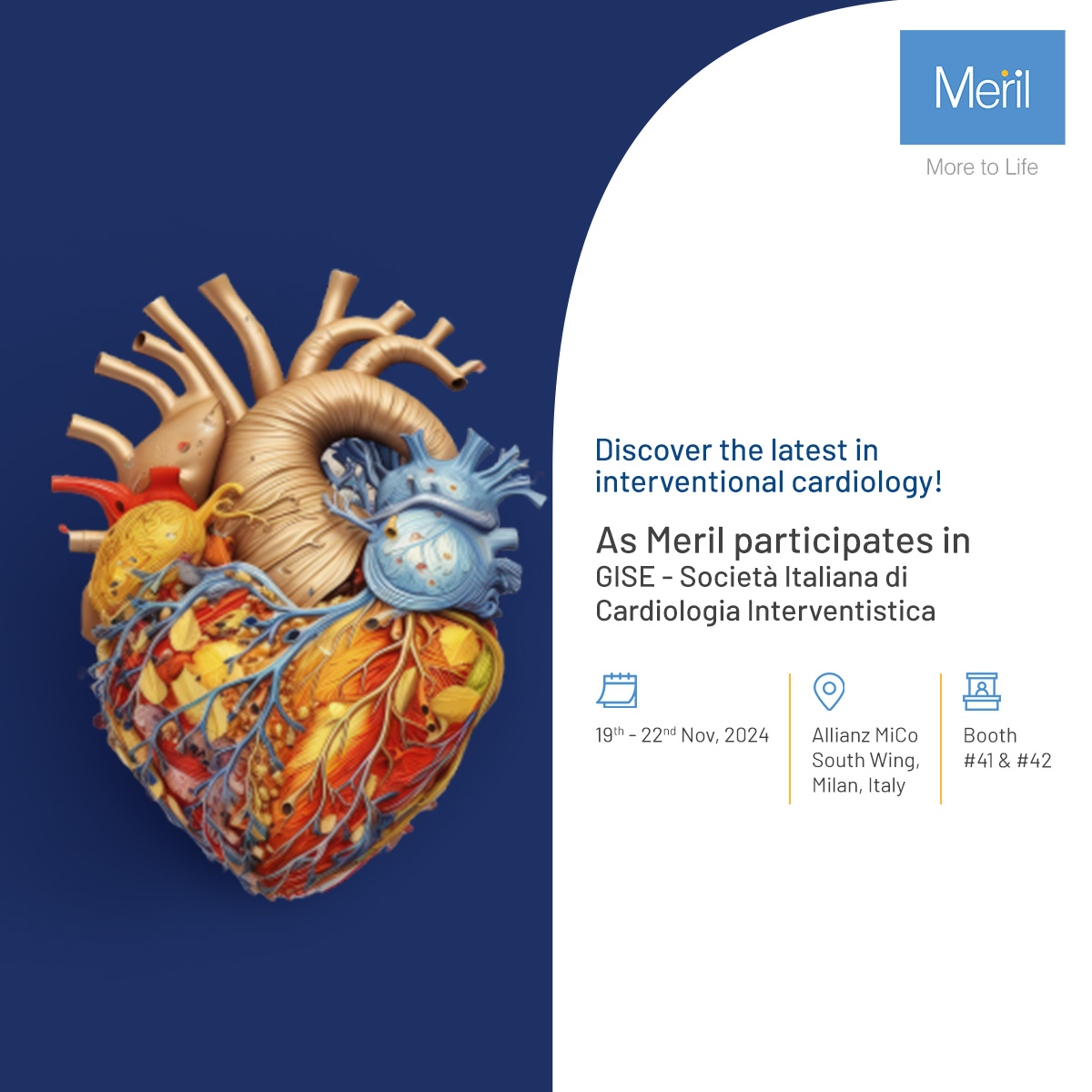 Discover the Latest in Interventional Cardiology at GISE 2024 - Meril