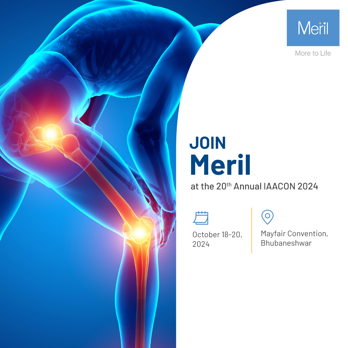 Join Meril at 20th annual IAACON 2024