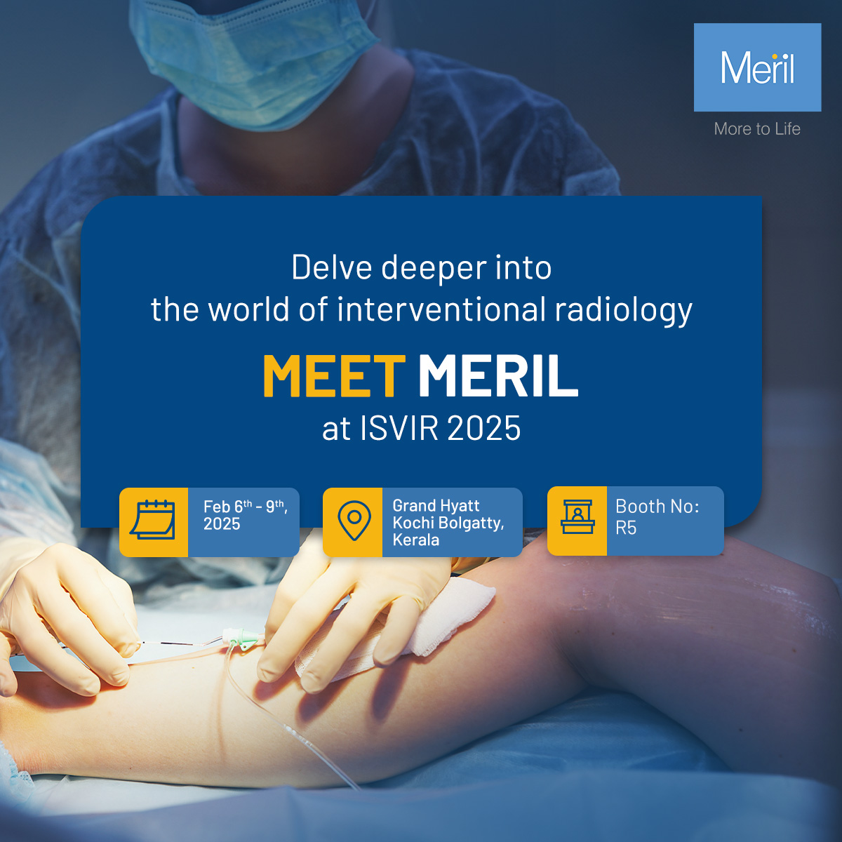 Join Meril at ISVIR 2025 | Save the dates