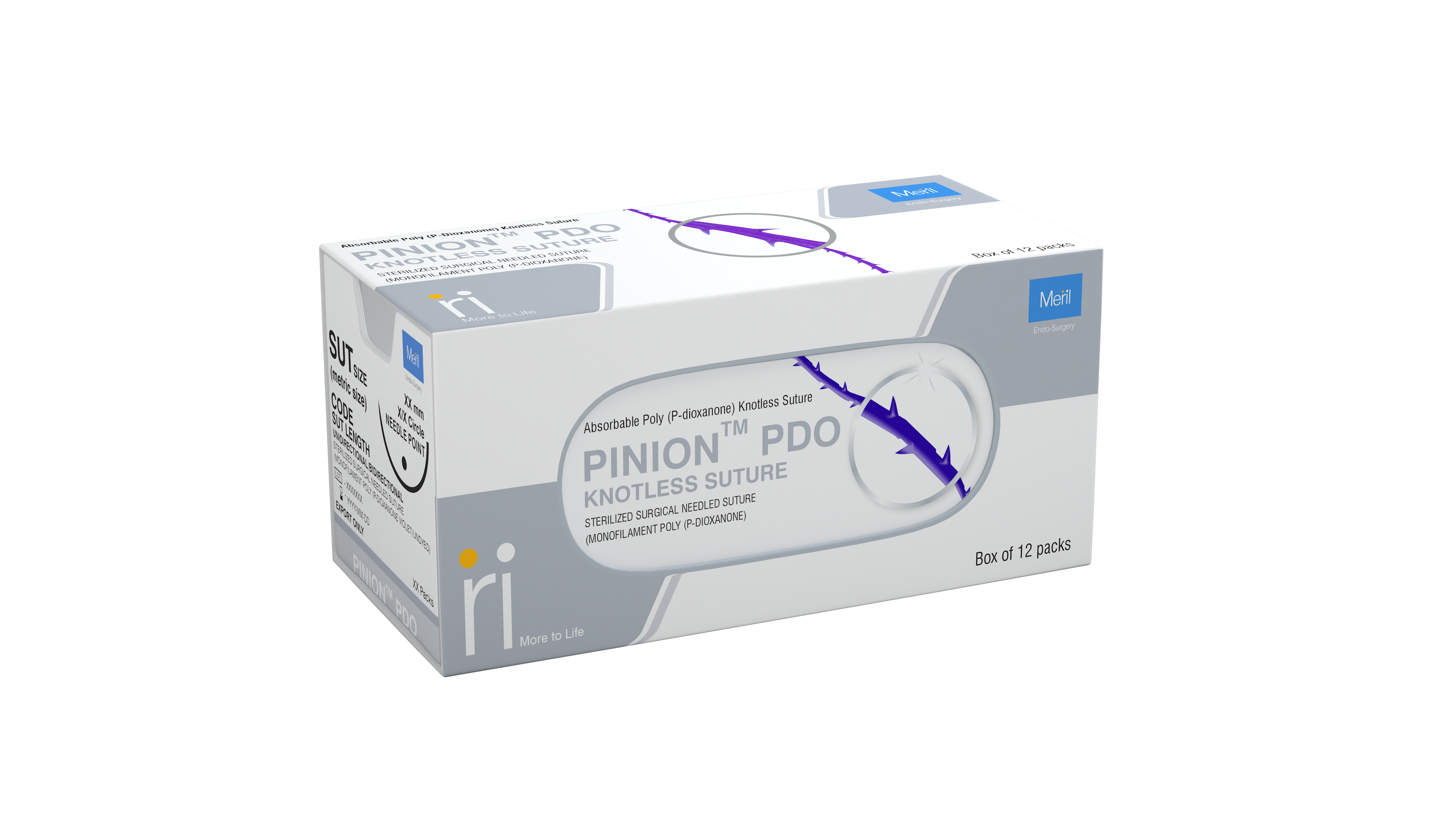 Pinion PDO Knotless Suture - Meril Life